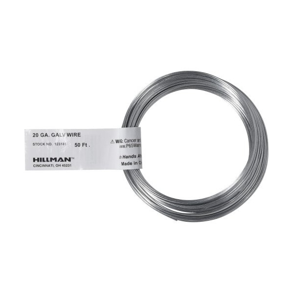 3.5 In. D X 50 Ft. L Galvanized Steel 20 Ga. Stove Pipe Wire, 12PK